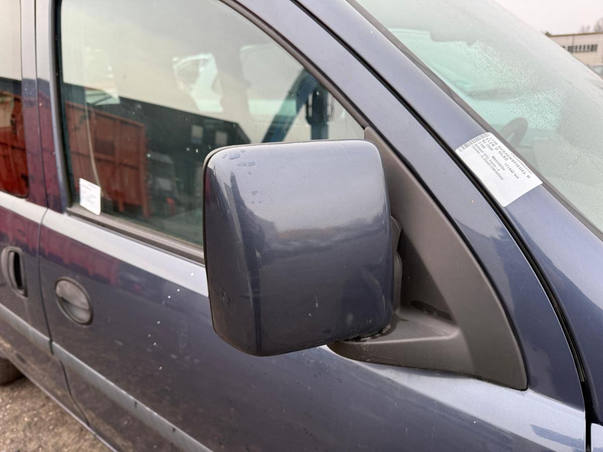 Opel Combo C original Au&szlig;enspiegel rechts elek verstellbar Z168 Metroblau BJ06